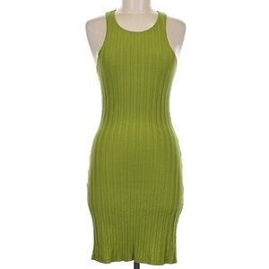Reformation Olive Green Mini Dress XS